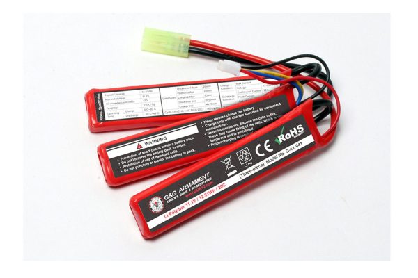 11.1v Li-Po 1100mAH Battery 20C (3pc Unit)