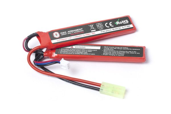 7.4v 1100mAh 20C Lipo Battery